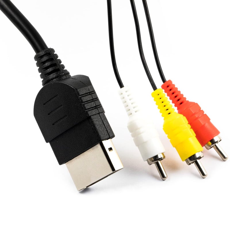 whiteeeen كابل AV 24 دبوس 1.8 متر / 6 قدم لجهاز Xbox الأصلي - Image 3